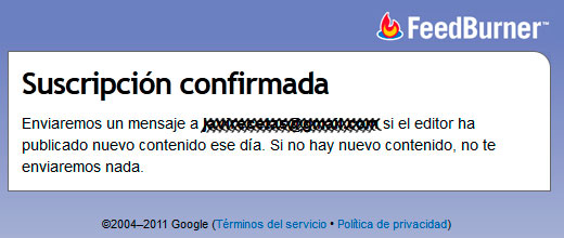 Suscripción JR