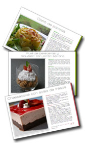 Hojas del libro de recetas