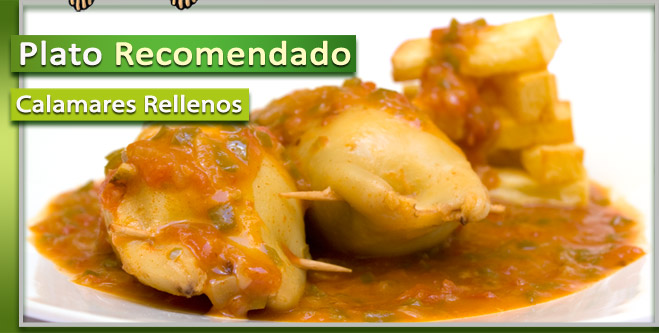 Calamares Rellenos en su Salsa