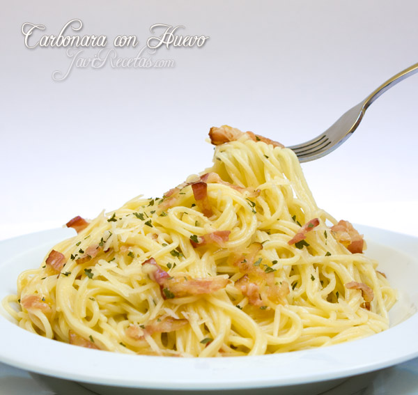 Carbonara con Huevo