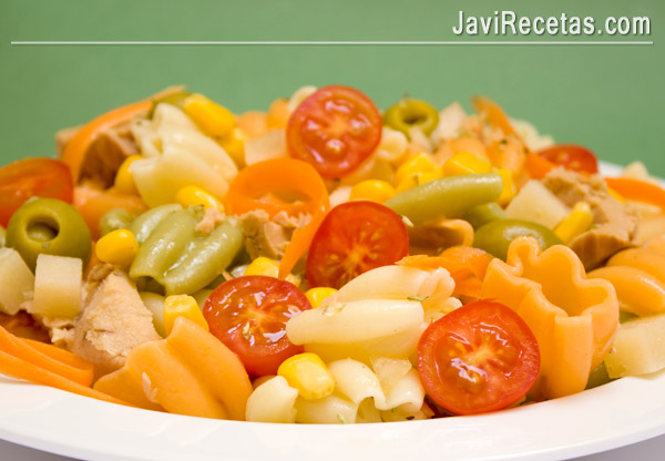 recetas de ensaladas. Ensalada de Pasta