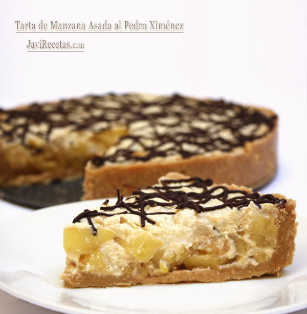 Tarta de Manzanas Asadas al Pedro Ximénez