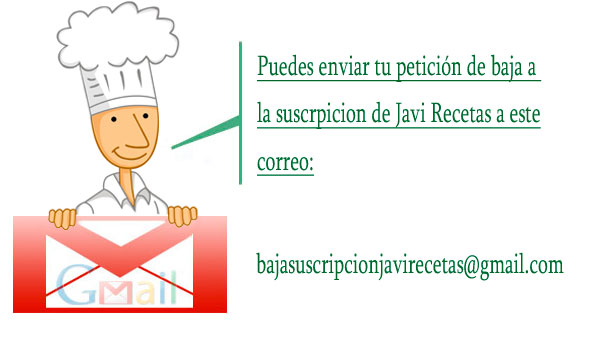 Correo de Javi Recetas