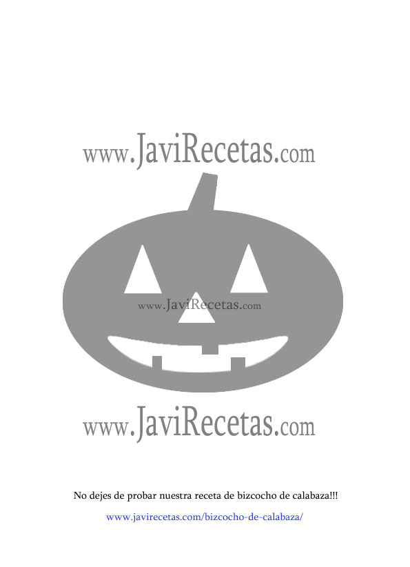 Plantilla de Calabaza de Halloween