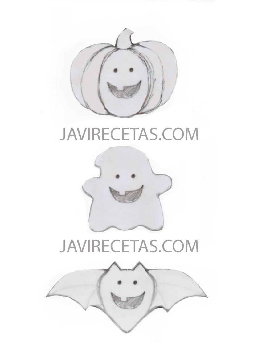 Moldes Galletas Halloween