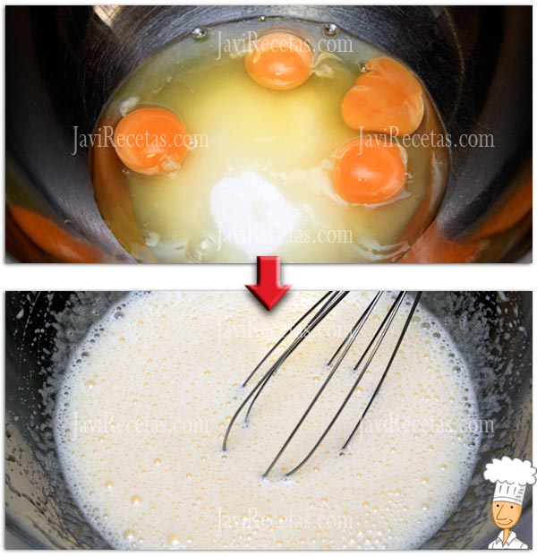 Como Batir Huevos y Azúcar
