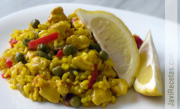 Caldo de pollo con arroz mexicano - Fácil