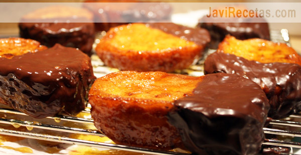 Torrijas con Naranja y Chocolate