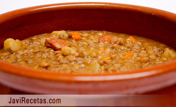 Lentejas. Receta de Lentejas