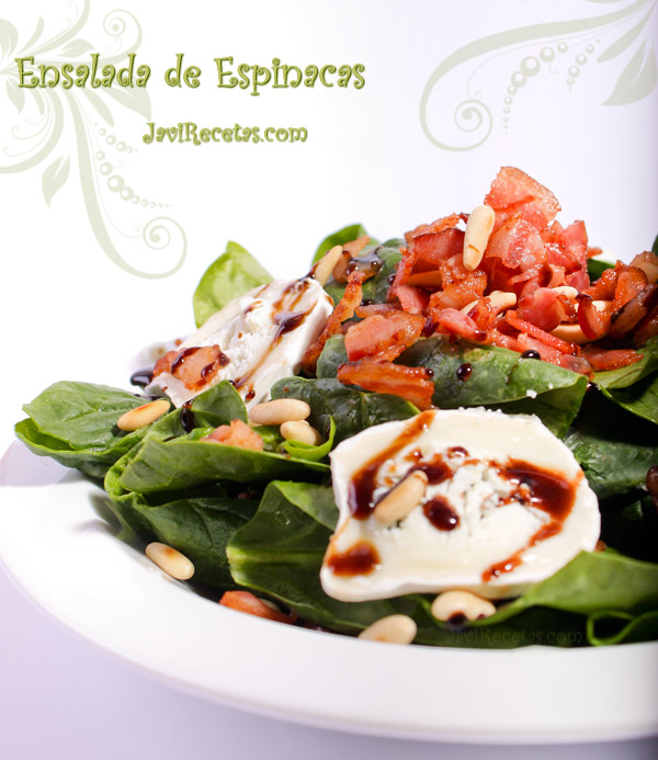 ENSALADA de ESPINACAS ? Recetas saludables - Javi Recetas