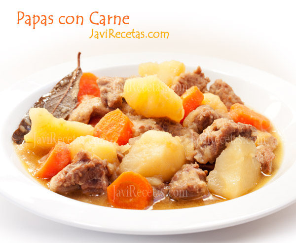 Papas con Carne