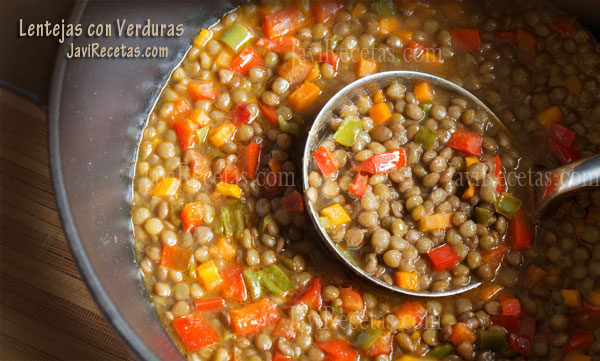 Descubrir 88+ imagen receta lentejas con verduras light