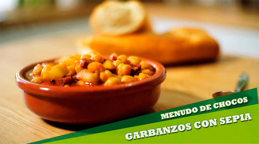 Garbanzos con Sepia – Menudo de Chocos