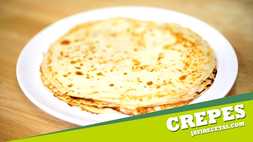 Receta básica de CREPES - Javi Recetas