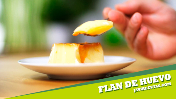 Flan de Huevo. Receta Casera