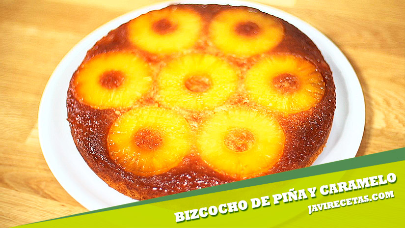 Bizcocho de Piña y Caramelo