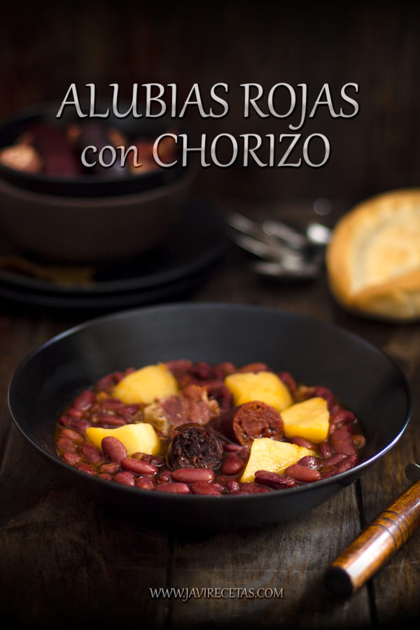 Alubias Rojas con Chorizo - Receta