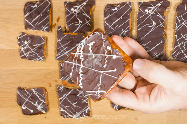 Galletas de Chocolate y Toffe Salado