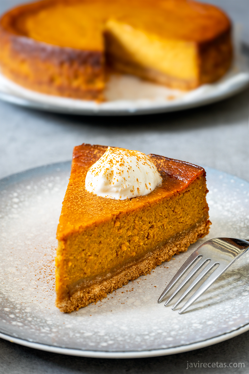 cupón puramente Oceano Tarta de Calabaza - Javi Recetas