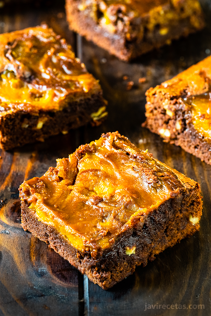 Brownie de Calabaza y Chocolate