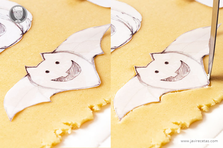 Pautas Decremento escalera mecánica Como Hacer Galletas con Plantillas de Papel - Javi Recetas